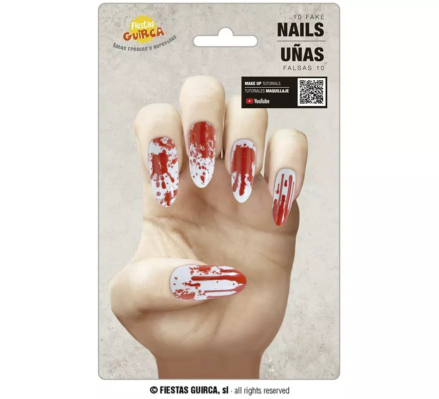Translation missing: fr.Pack de 10 Uñas Sangrientas con pegamento