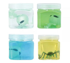 12 pots de gelée araignée ou extraterrestre 5,5 cm