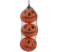 3 citrouilles 12,5x12x32 cm