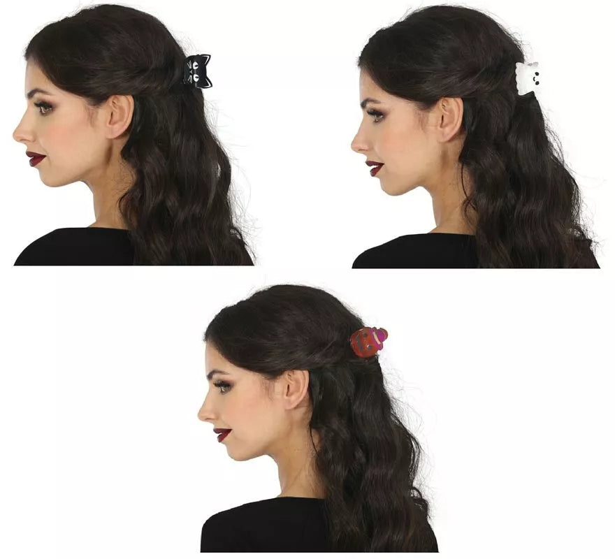 Translation missing: fr.3 Pinzas de Halloween para el Pelo de 4 cm