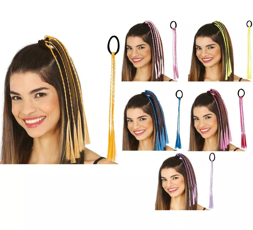 Translation missing: fr.3 Trenzas de 35 cm en varios colores