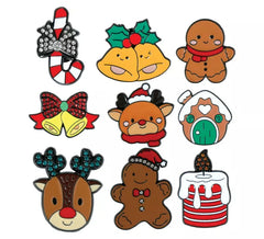 45 épingles de Noël assorties , 3 cm