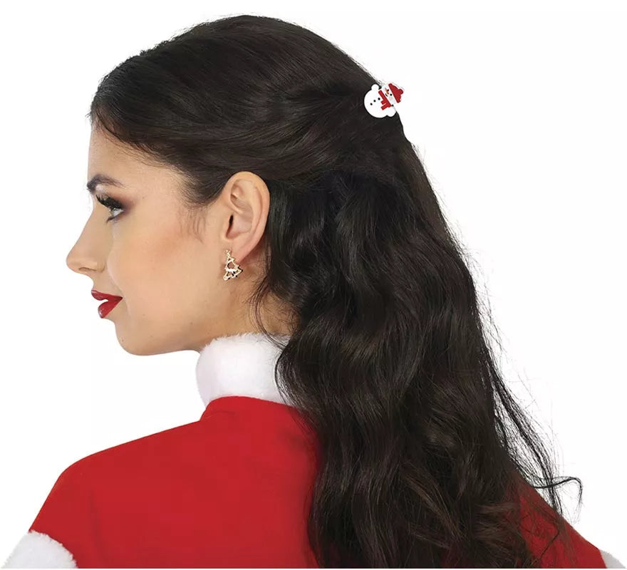 Translation missing: fr.5 Pinzas de Navidad para el Pelo de 2,5 cm
