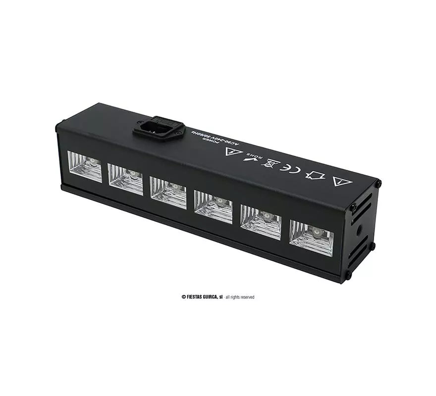 Translation missing: fr.6 Leds Luz negra uv para interior de 6x3 w