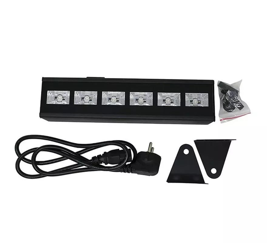 Translation missing: fr.6 Leds Luz negra uv para interior de 6x3 w