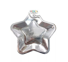 6 assiettes en papier Silver Star 20 cm