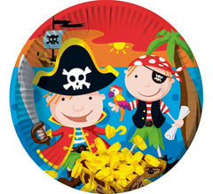 6 Plats de Pirate 22 cm