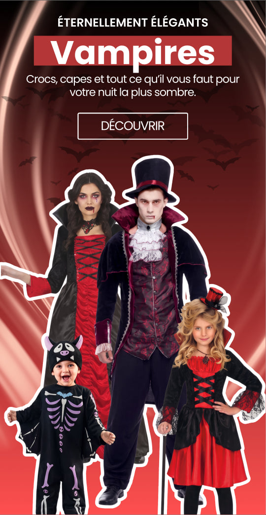 Voir les déguisements de vampires