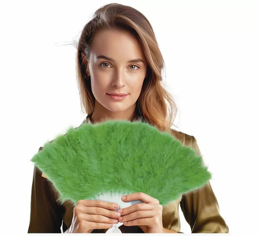 Translation missing: fr.Abanico con Plumas de 16 Palas en varios colores