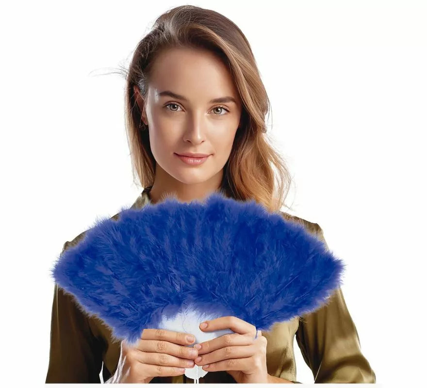 Translation missing: fr.Abanico con Plumas de 16 Palas en varios colores