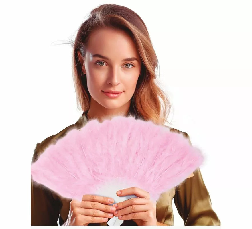 Translation missing: fr.Abanico con Plumas de 16 Palas en varios colores