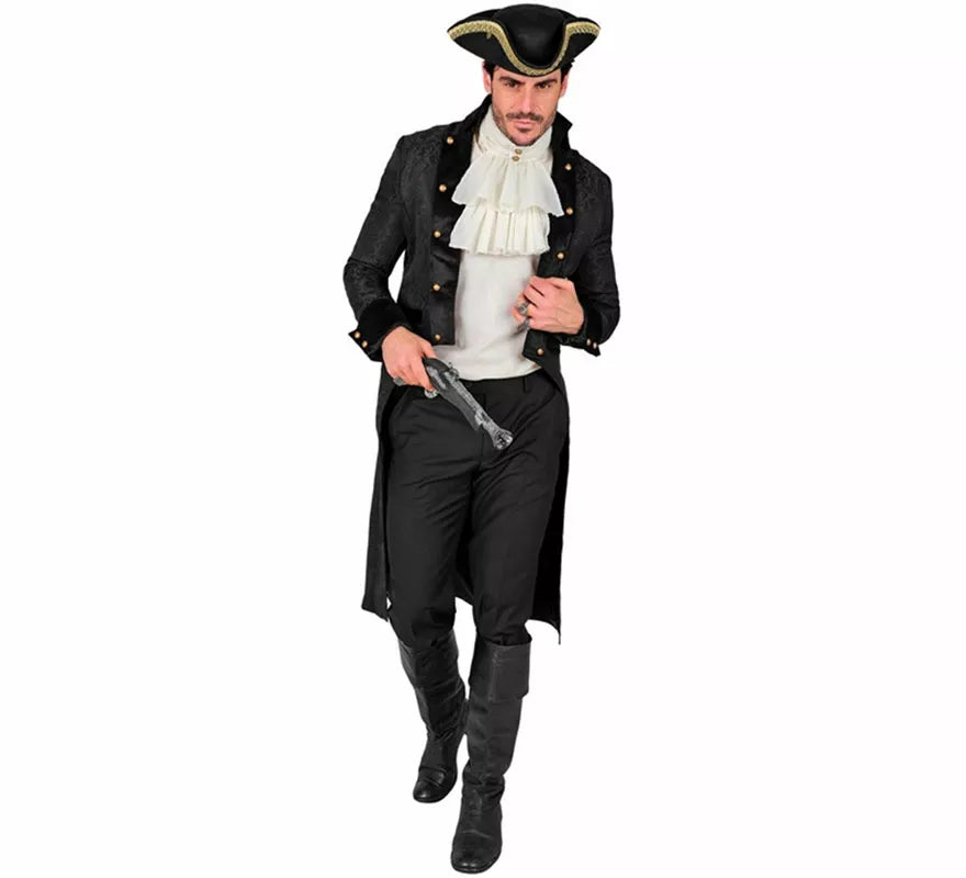 Abrigo Victoriano negro para hombre