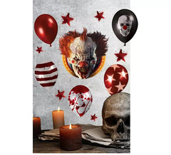 Autocollant mural clown 25x70 cm