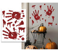 Adhesivo Glitter Mano Sangre 30x40 cm