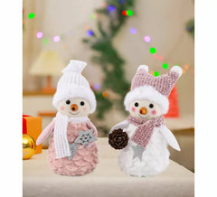 Ornements bonhomme de neige assortis de 13 cm