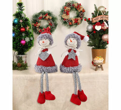 Ornements bonhomme de neige assortis de 21 cm