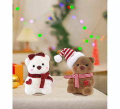 Assortiment d'oursons en peluche assis de 10 cm