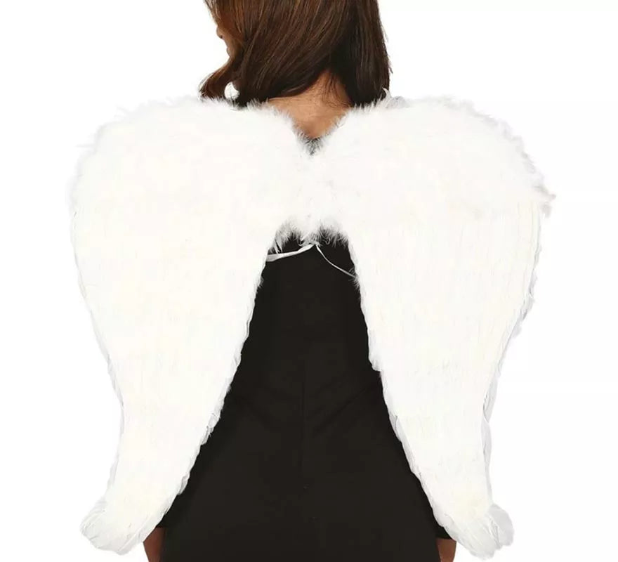 Translation missing: fr.Alas Blancas con Plumas de 80X60 cm