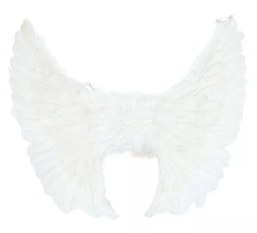 Translation missing: fr.Alas con Plumas Blanca 50 X 45 cm