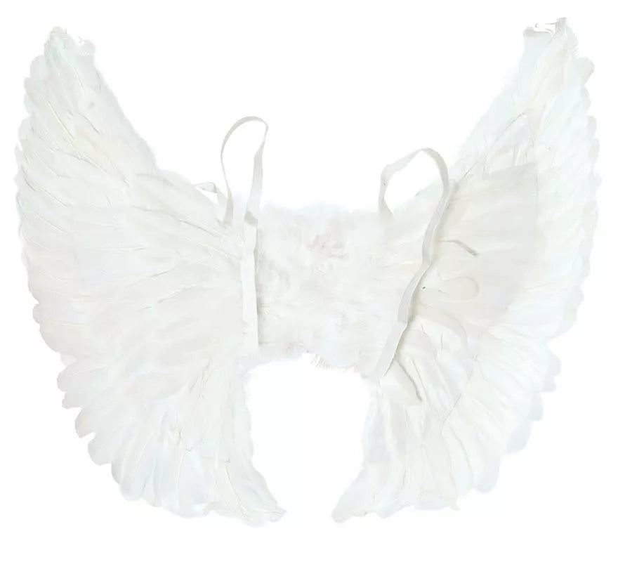 Translation missing: fr.Alas con Plumas Blanca 50 X 45 cm