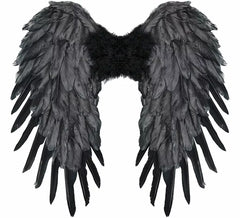 Ailes en plumes pliables 50 x 50 cm, différentes couleurs