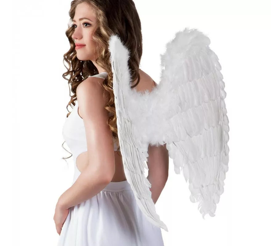 Translation missing: fr.Alas de Ángel con plumas de 65x65 cm en varios colores
