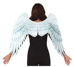 Ailes d'ange en tissu blanc 100x70 cm