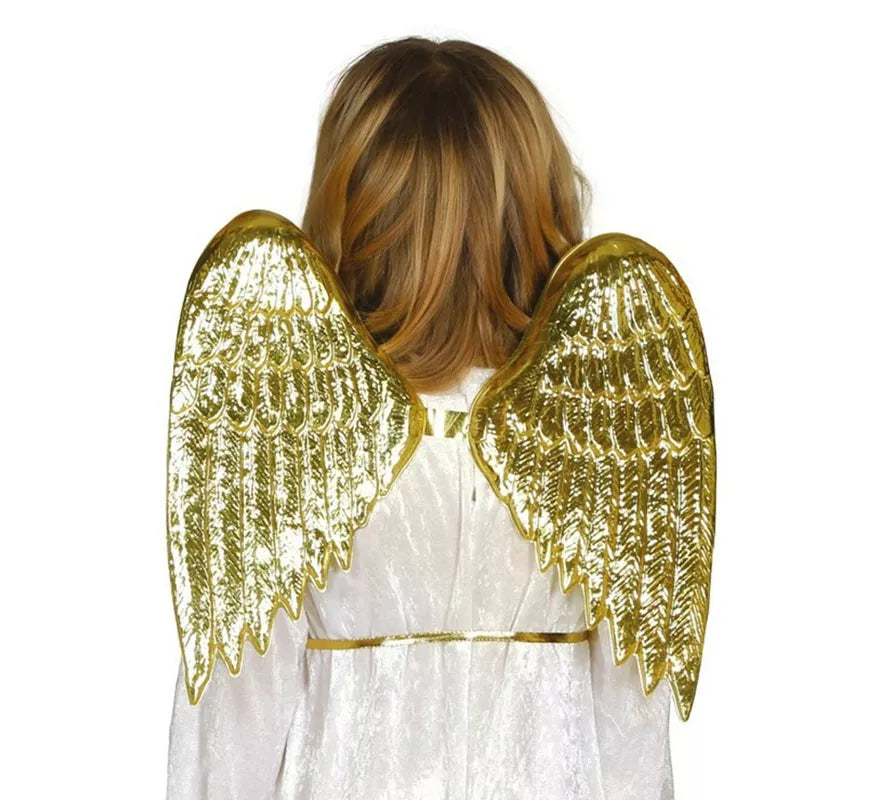 Translation missing: fr.Alas de Ángel infantiles color oro 45 cm
