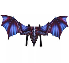 Ailes de dragon bleu 92 x 34 cm