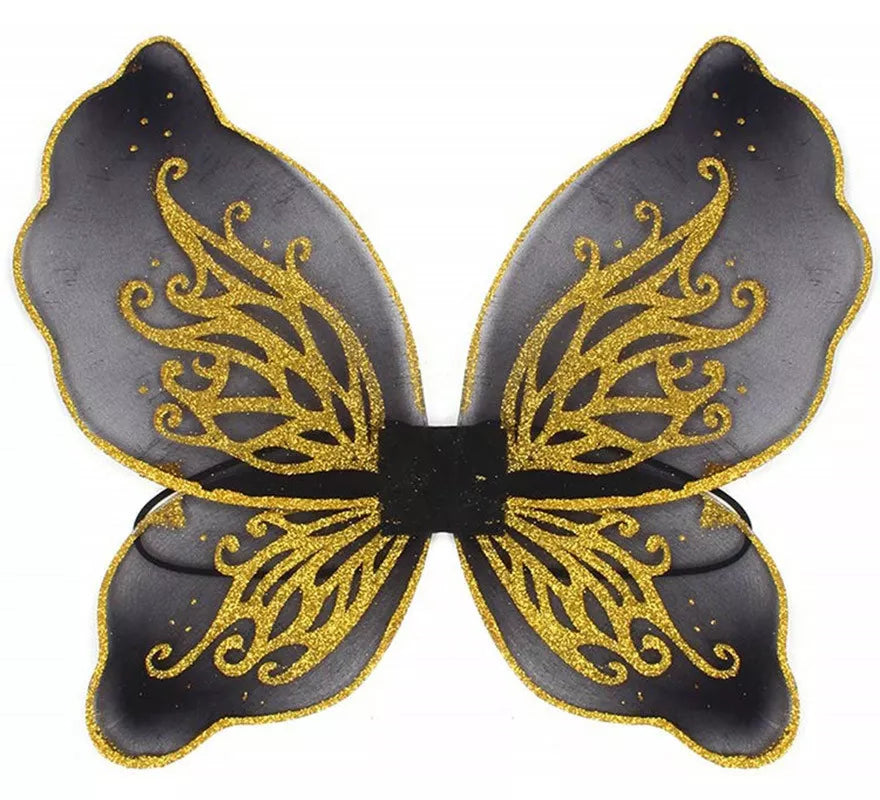 Translation missing: fr.Alas de Hada Mariposa Negra de 50x30 cm