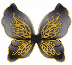 Ailes de Fée Papillon Noir 50x30 cm
