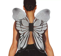 Ailes de papillon d'argent