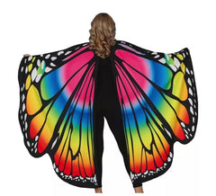 Ailes de papillon de 160x130 cm Multicolor