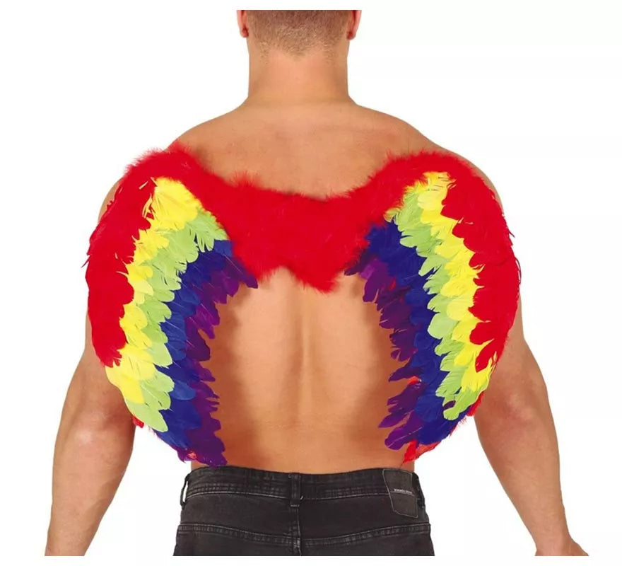 Translation missing: fr.Alas de Plumas Multicolor 80 X 50 cm