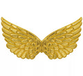 Alas de Tejido oro de 57x26 cm