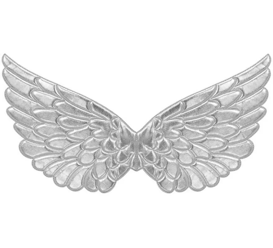 Alas de Tejido plata de 57x26 cm