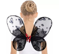 Ailes Papillon noir de 39 x 29 cm