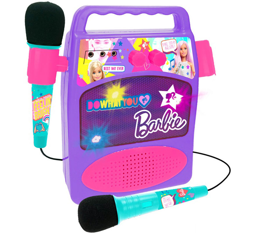Translation missing: fr.Altavoz Barbie con 2 Micrófonos