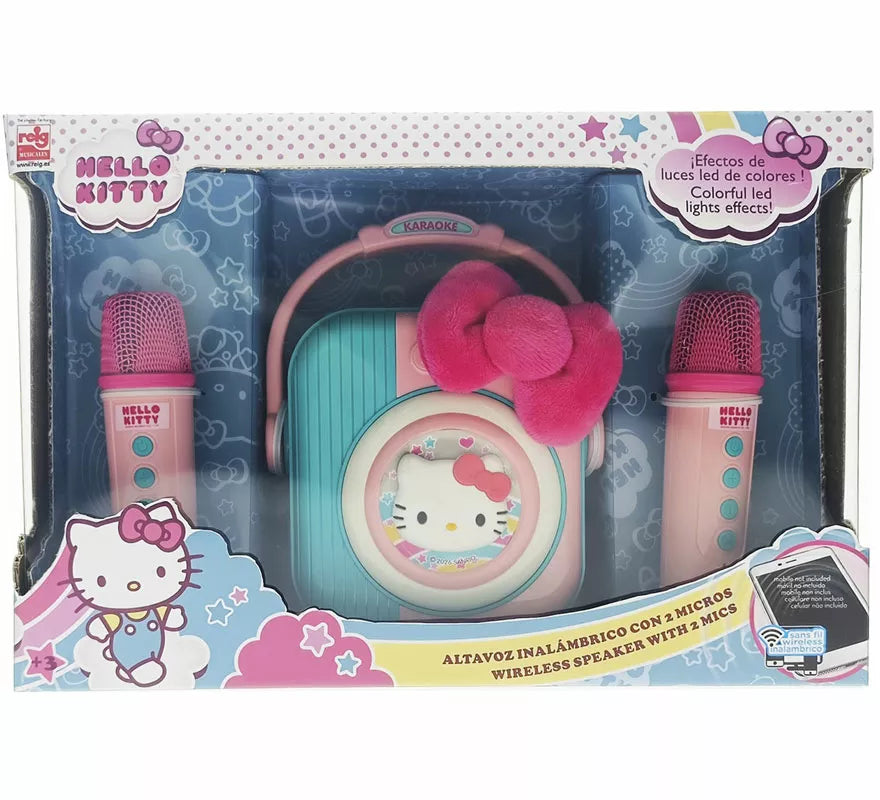 Amplificador Hello Kitty con Micrófonos Bluetooth