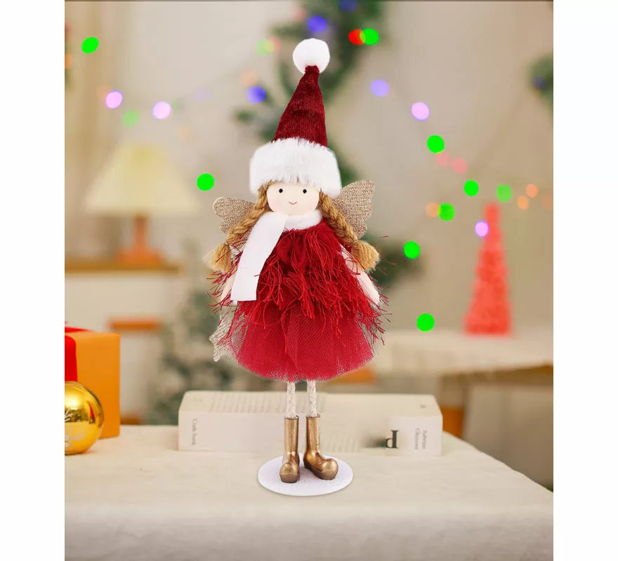 Translation missing: fr.Angelito rojo de Adorno de 23 cm