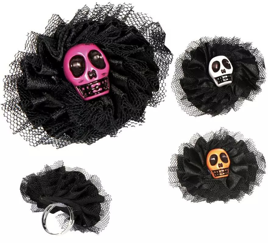 Translation missing: fr.Anillo con calaveras en colores surtidos