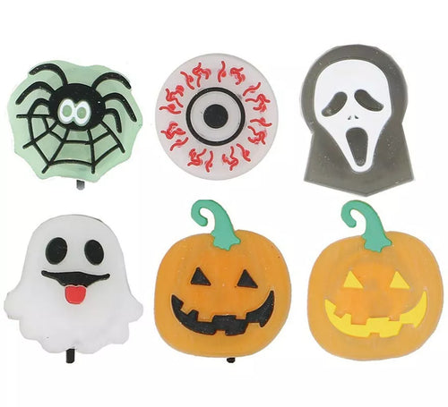 Anillo con LED de Halloween modelos surtido de 3 cm