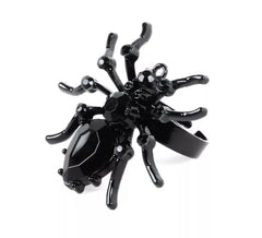 Bague Araignée Noire En Métal