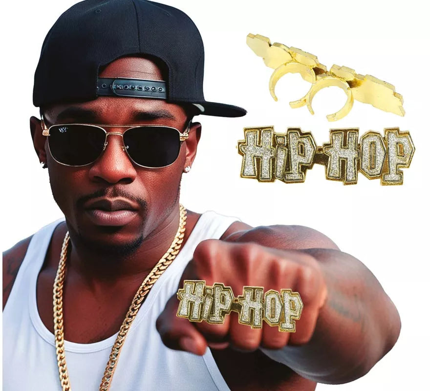 Translation missing: fr.Anillo dorado 'Hip Hop'