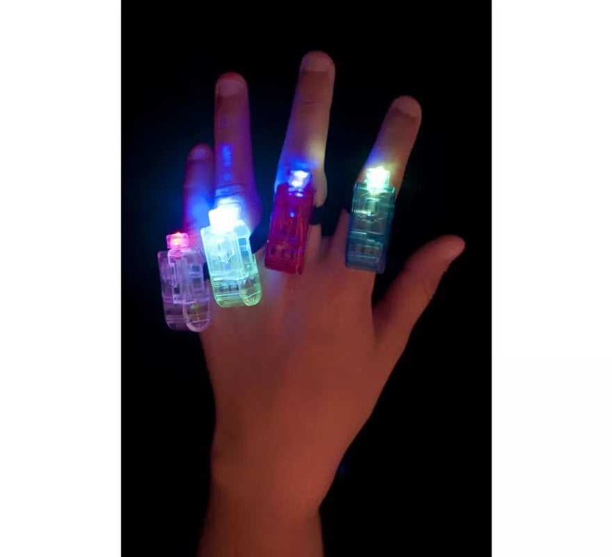 Translation missing: fr.Anillos con luz en colores surtidos 4 unidades