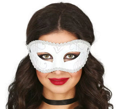 Masque adulte blanc élégant
