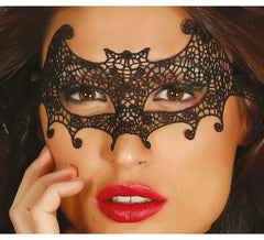 Mi-Masque de chauve-souris brodé
