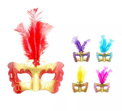 Masque bord papillon couleurs assorties