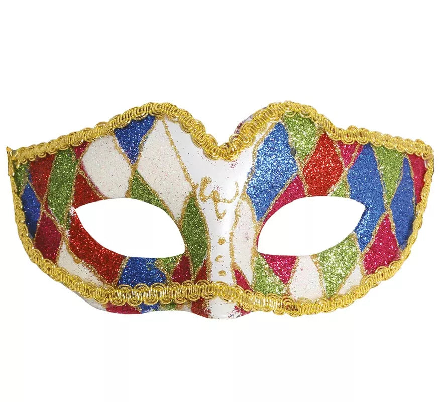 Translation missing: fr.Antifaz de Arlequin Multicolor