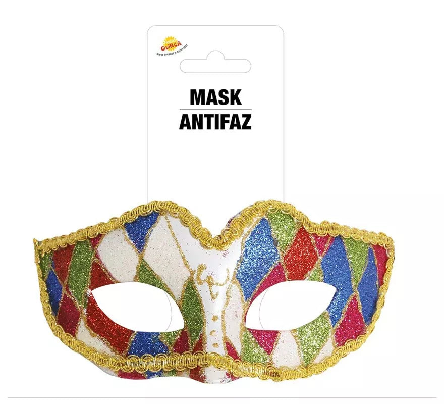 Translation missing: fr.Antifaz de Arlequin Multicolor
